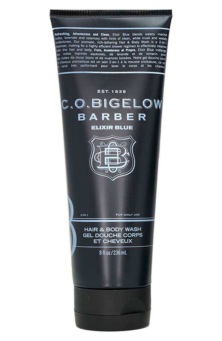 C.O. Bigelow Elixir Blue No.1604 Hair & Body Wash, Main, color,