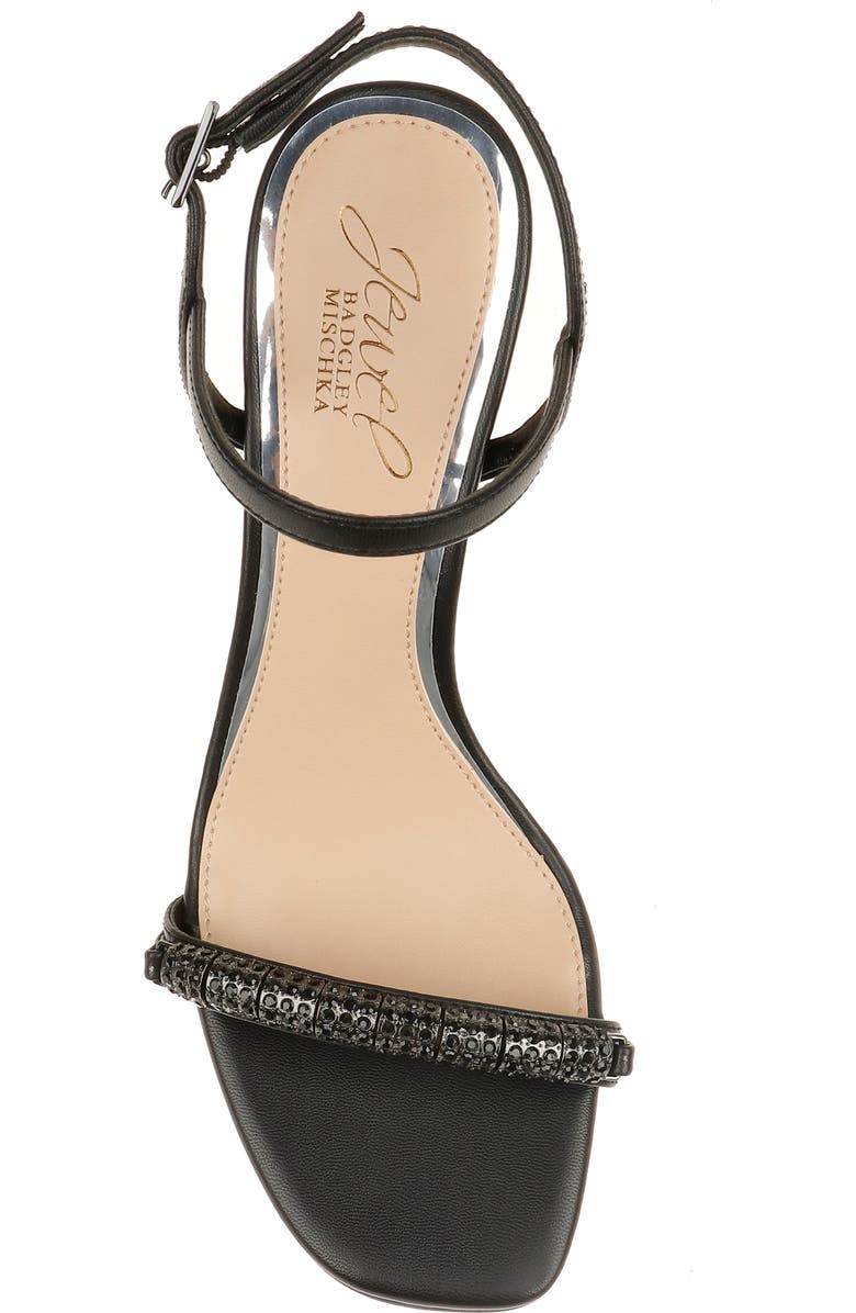 Jewel Badgley Mischka Charlee Block Heel Sandal, Alternate, color,