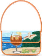 STAUD Tommy Beaded Shoulder Bag