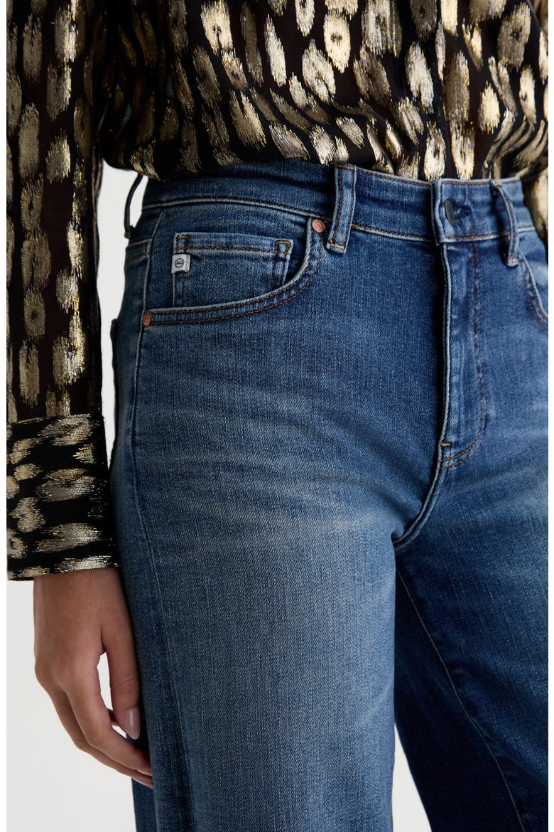 Saige High Waist Wide Leg Jeans, Alternate, color, 14 YEARS BLUEGRASS