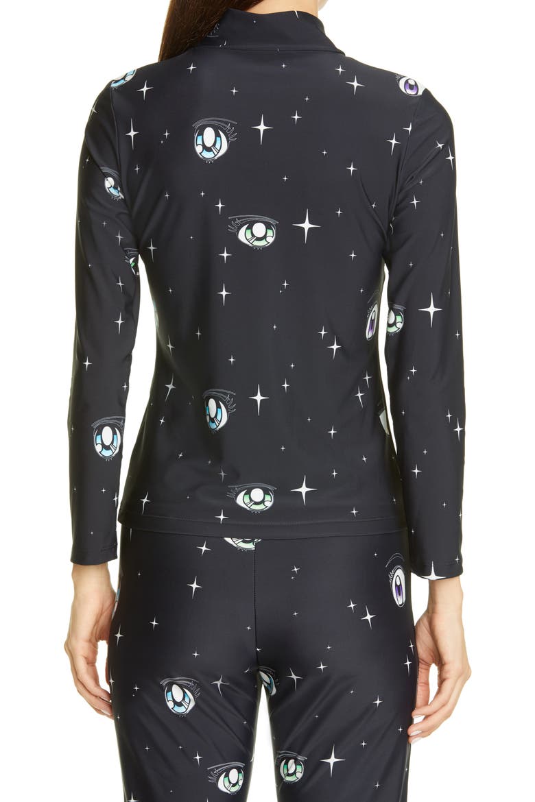 Secrets Eye Print Turtlenck, Alternate, color, GALAXY PRINT