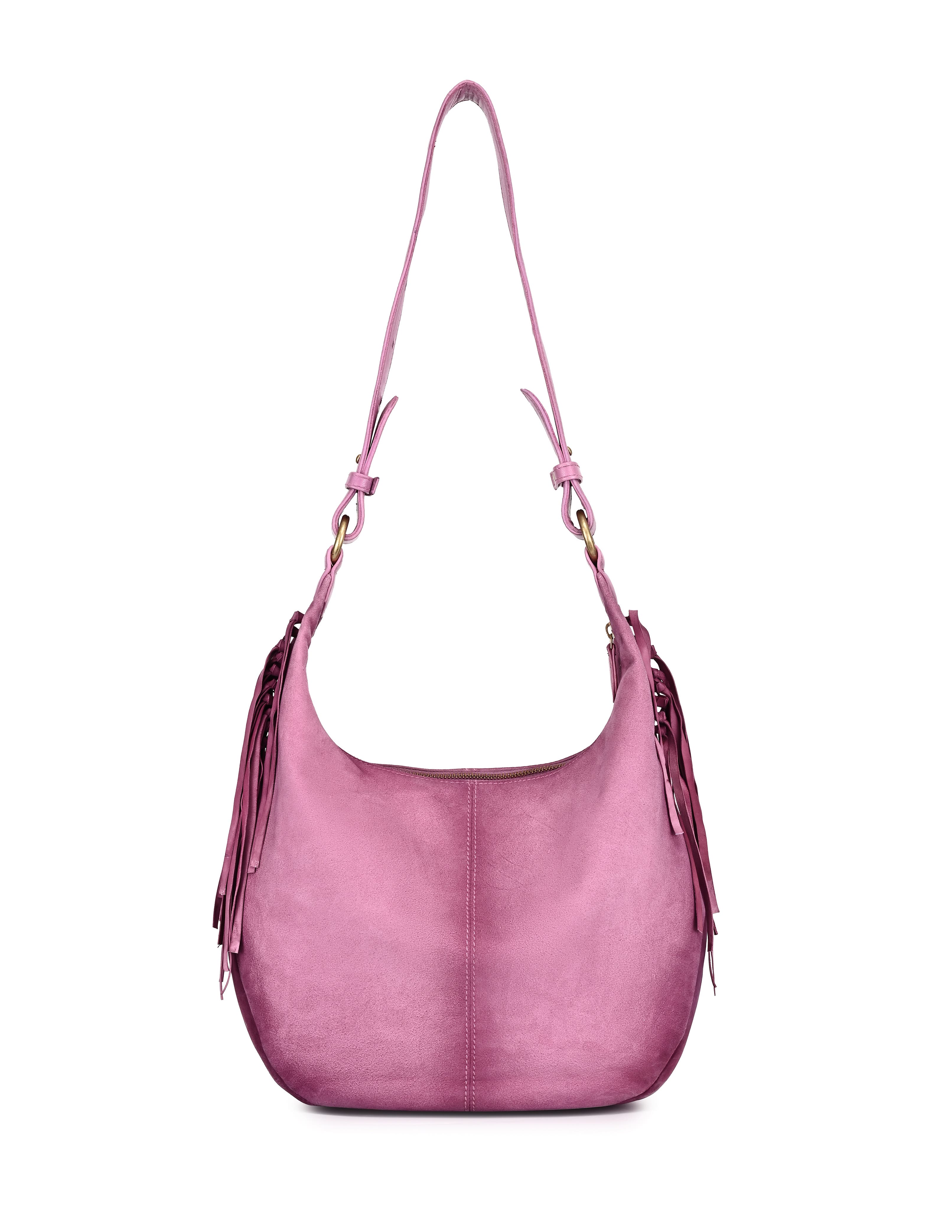 Hydrangea Large Vintage Ombre Shoulder Bag, Alternate, color, Powder Pink