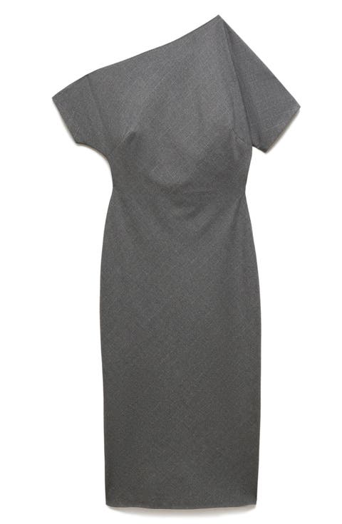 Asymmetric One-Shoulder Dress