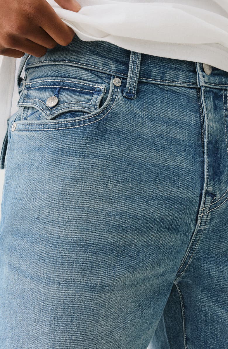 True Religion Geno Flap Pocket Slim Fit Jeans, Alternate, color, Light Idyllic