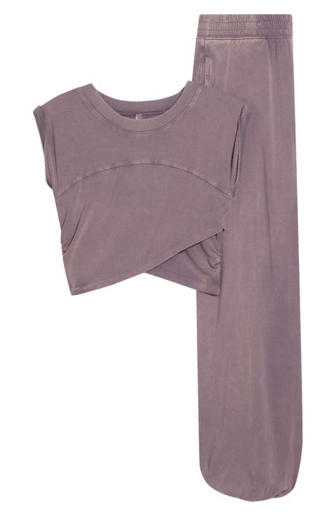 FP Movement Hot Shot Crossover T-Shirt & Joggers Set