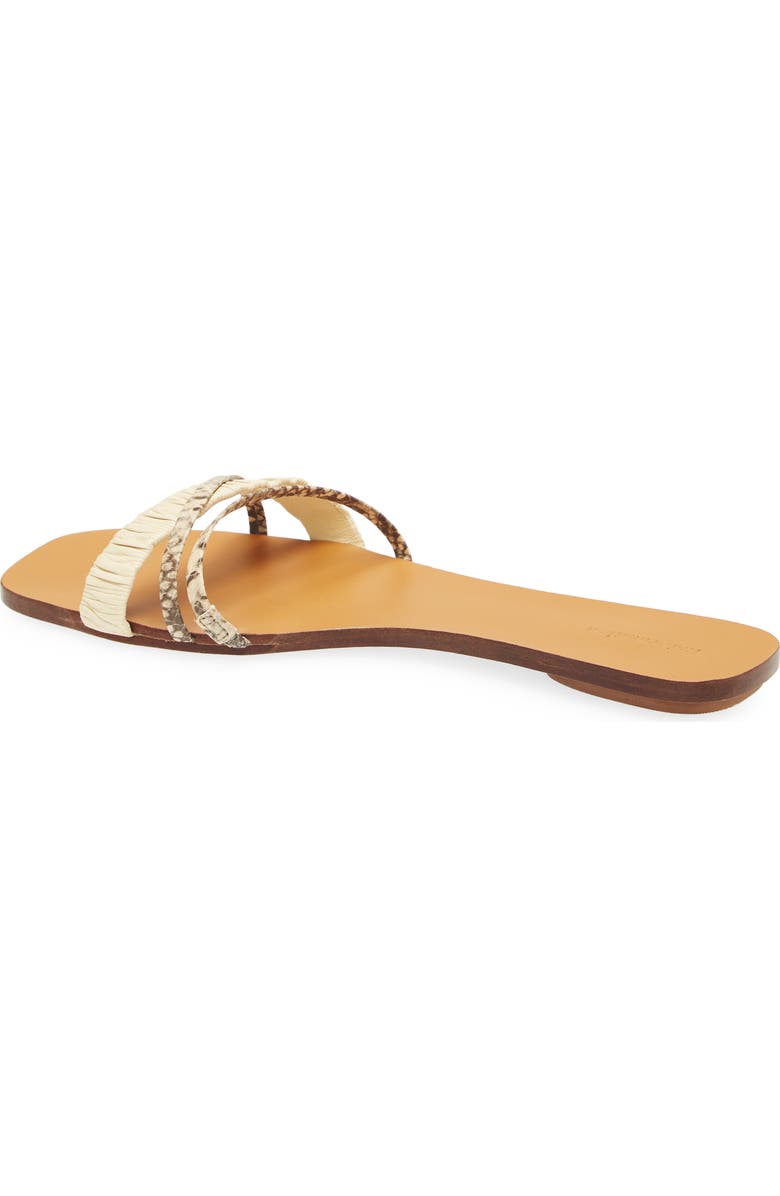 Reformation Katrina Strappy Slide Sandal, Alternate, color,