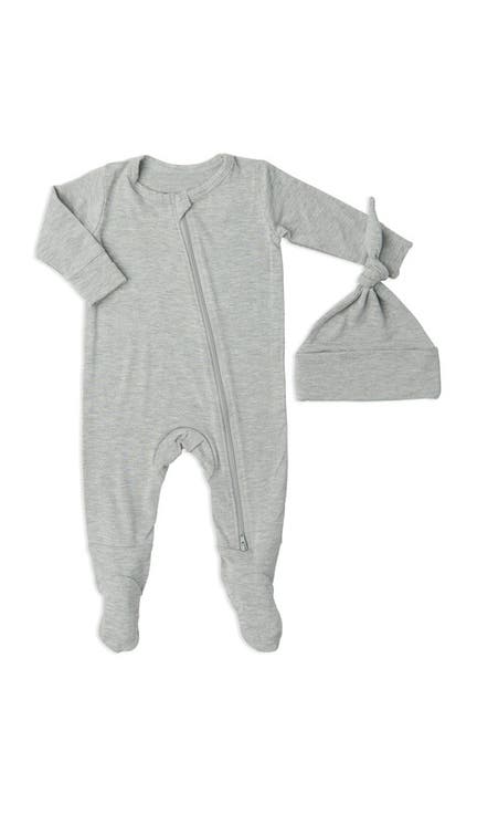 Jersey Long Sleeve Footie & Hat Set