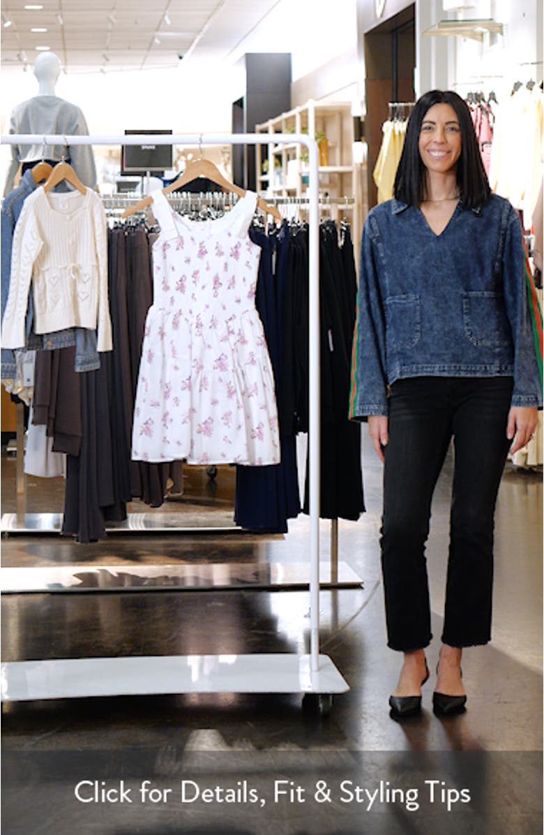 Kids' Floral Smocked Bodice Sundress, sales video thumbnail