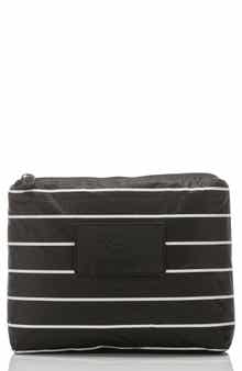 Aloha Collection Small Pinstripe Water Resistant Tyvek® Zip Pouch