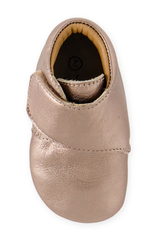 Pehr Metallic Babble Bootie In Antique Bronze