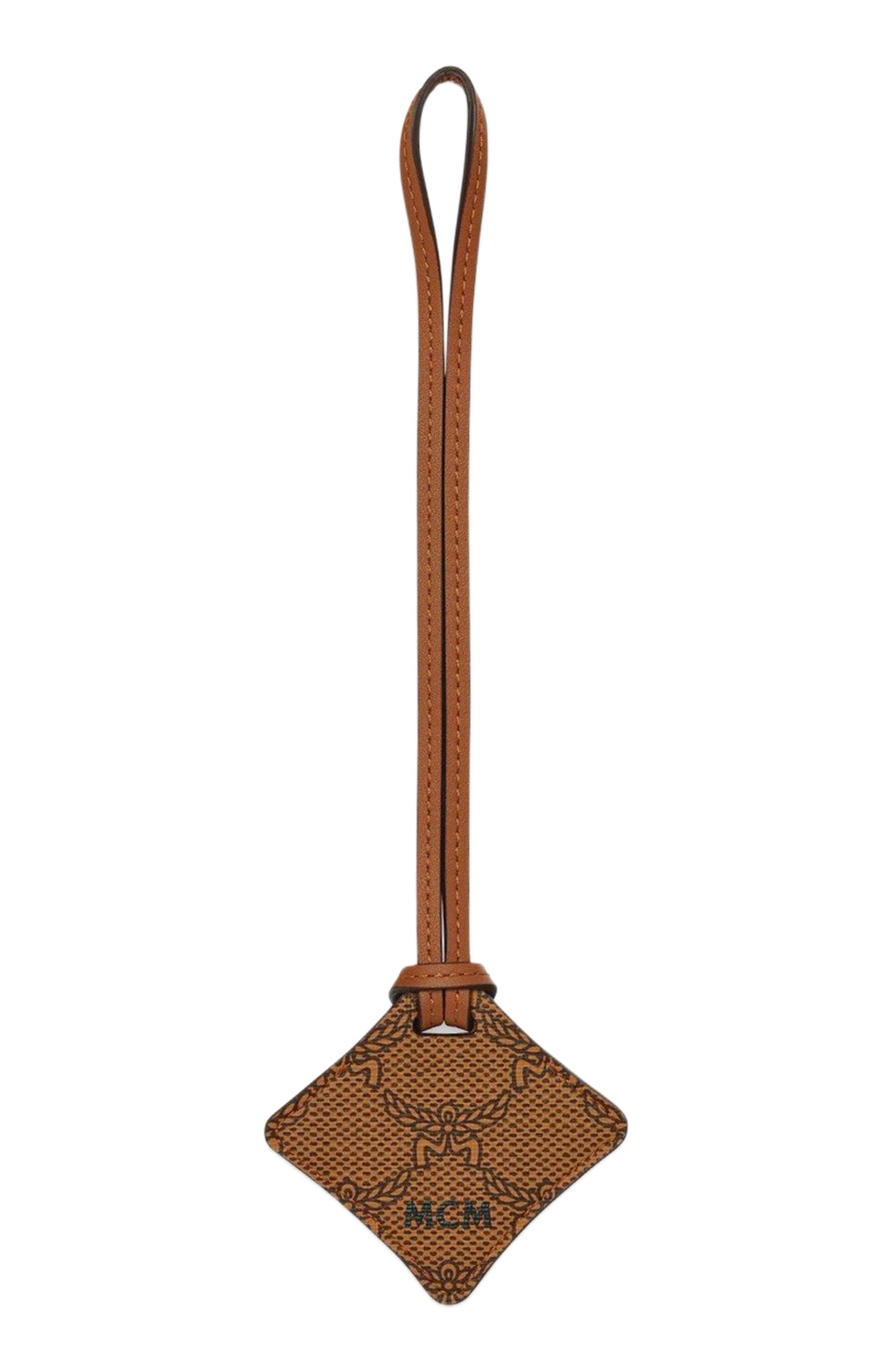 MCM Ottomar AirTag Luggage Charm in Lauretos, Main, color, 