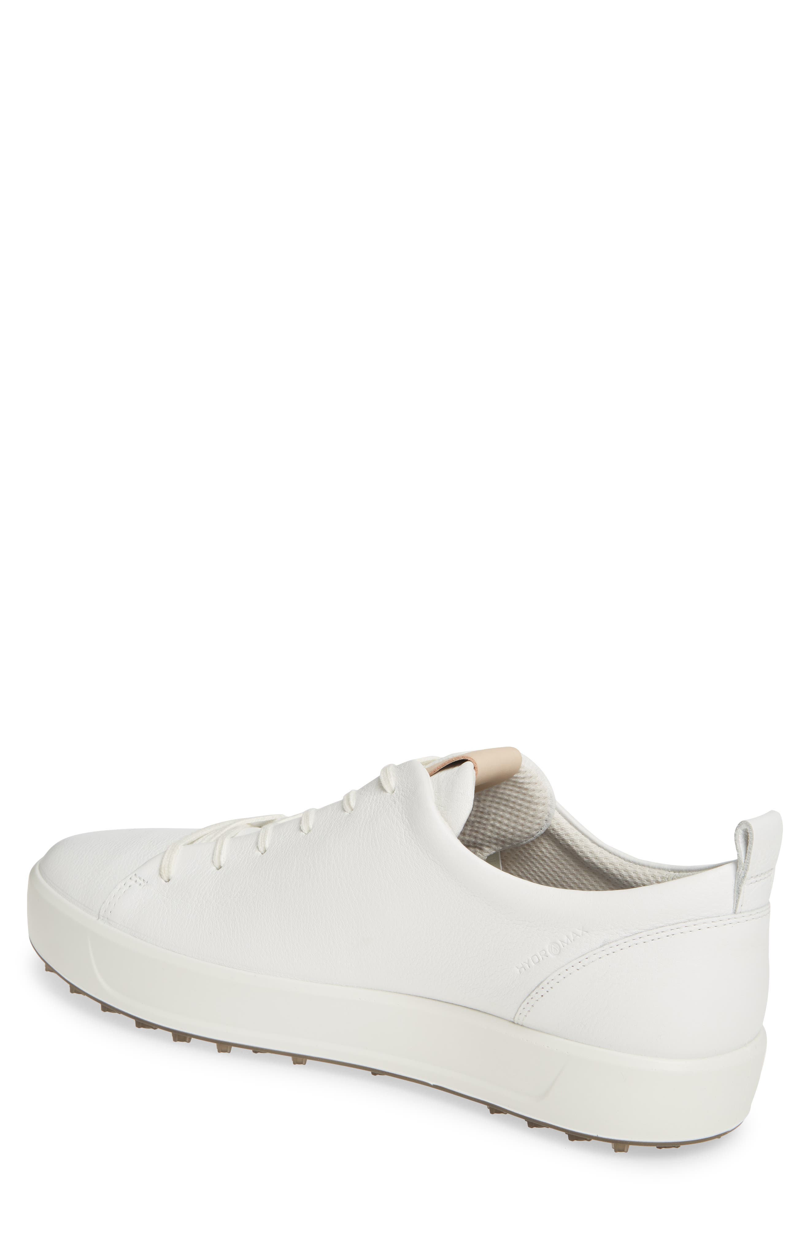 Hydromax® Golf Shoe, Alternate, color, WHITE LEATHER