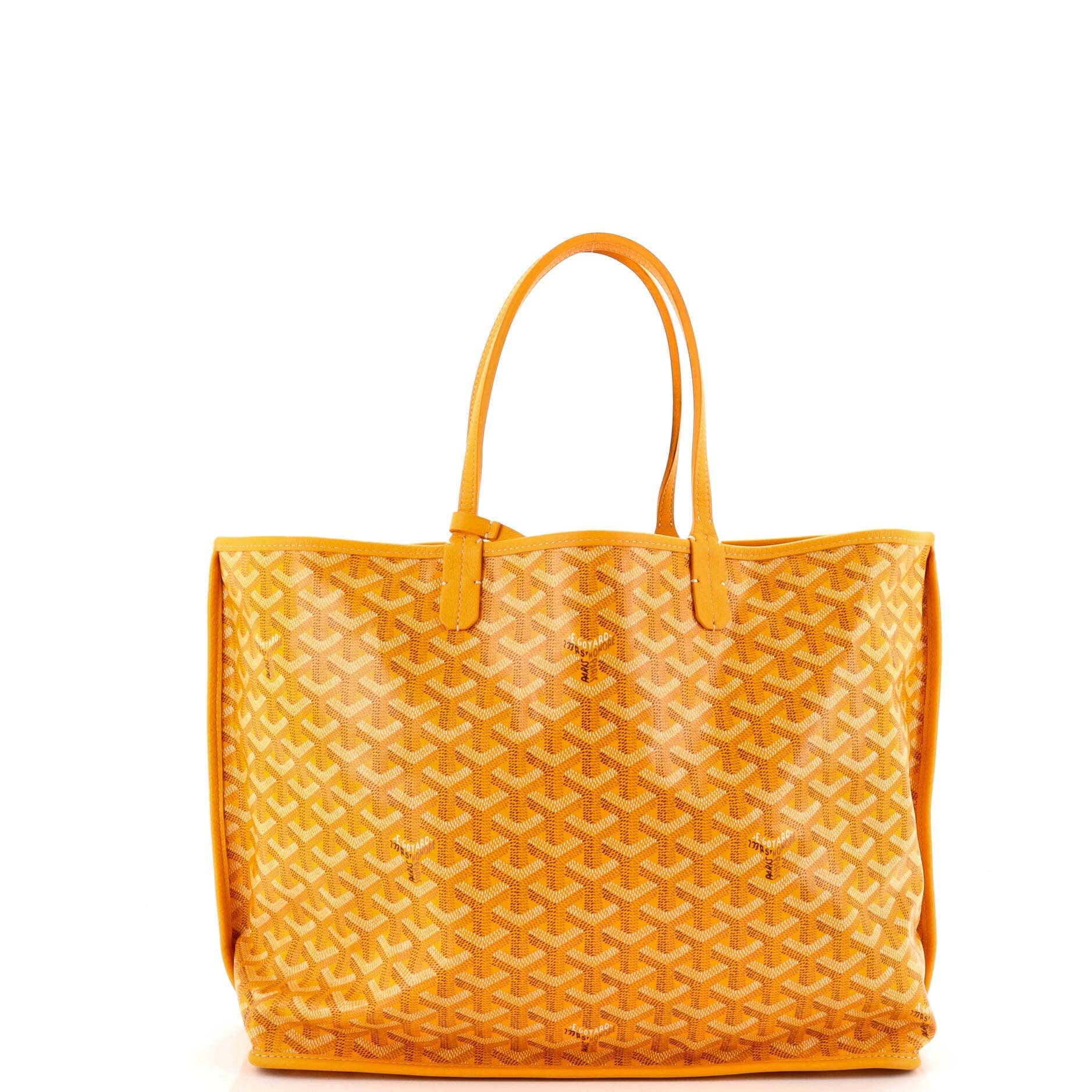 Anjou Reversible Tote Coated Canvas PM, Alternate, color, Yellow