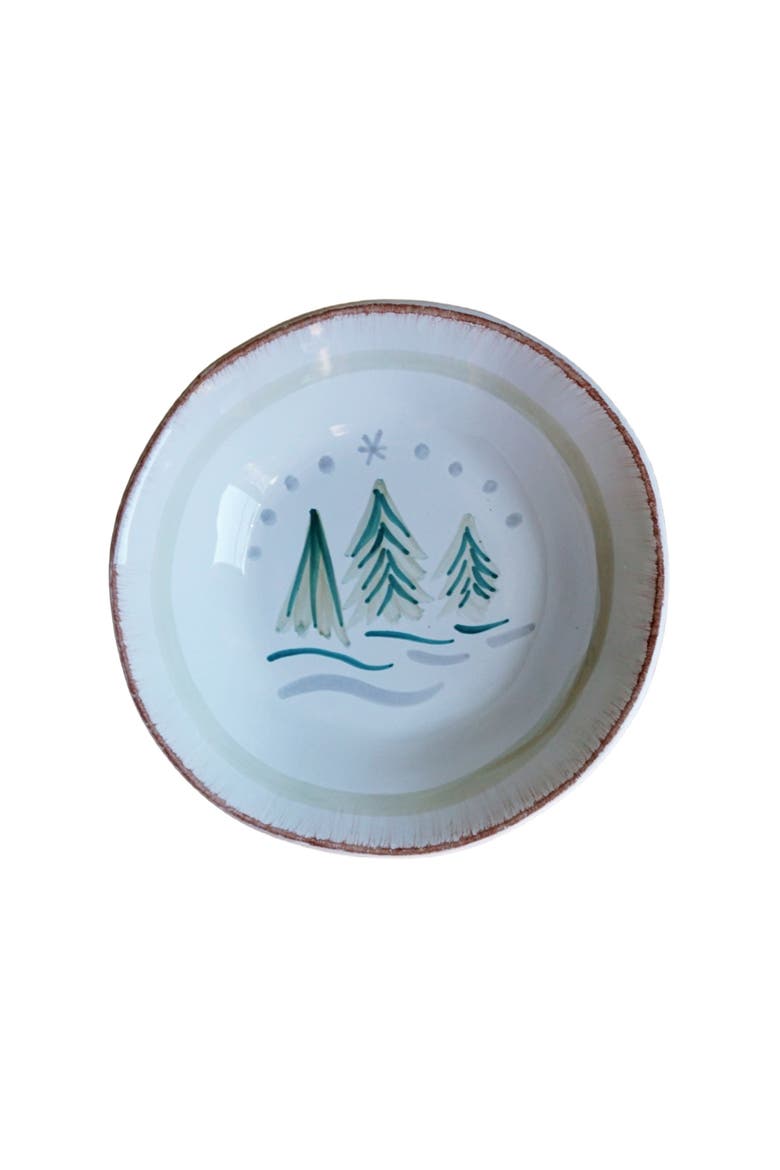 Cortina (Winter Trees) - Pasta Bowl, Main, color, White