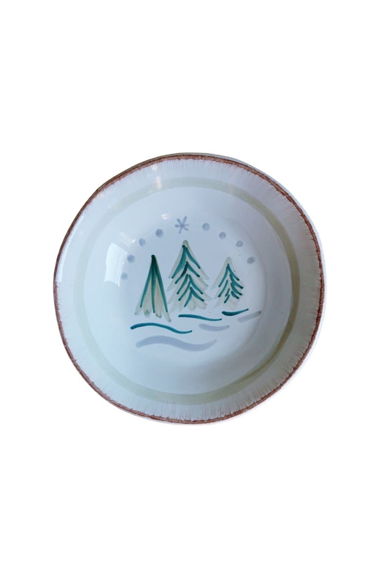 LA GABBIANELLA Cortina (Winter Trees) - Pasta Bowl, Main, color, White