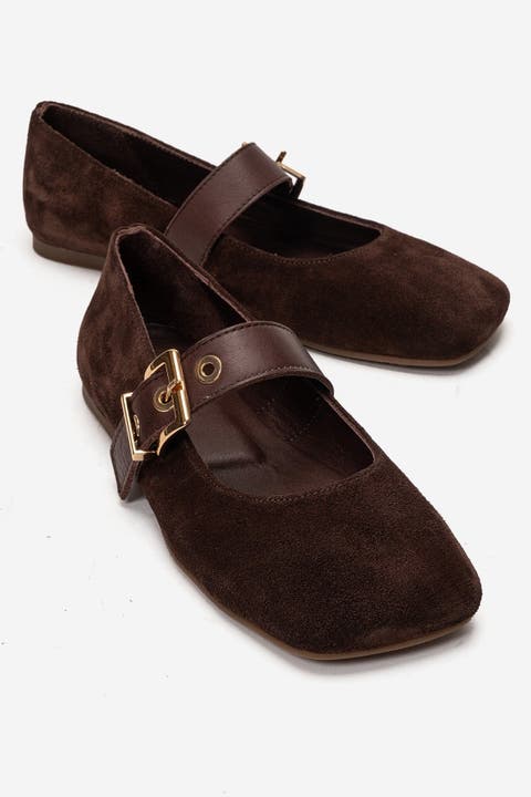 Jonas Leather Ballet Flat