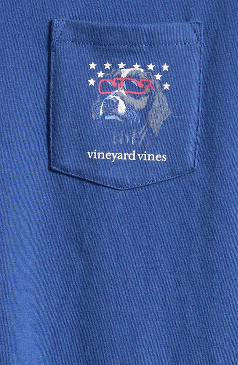 Kids' Americana Dogs Cotton Graphic Pocket T-Shirt