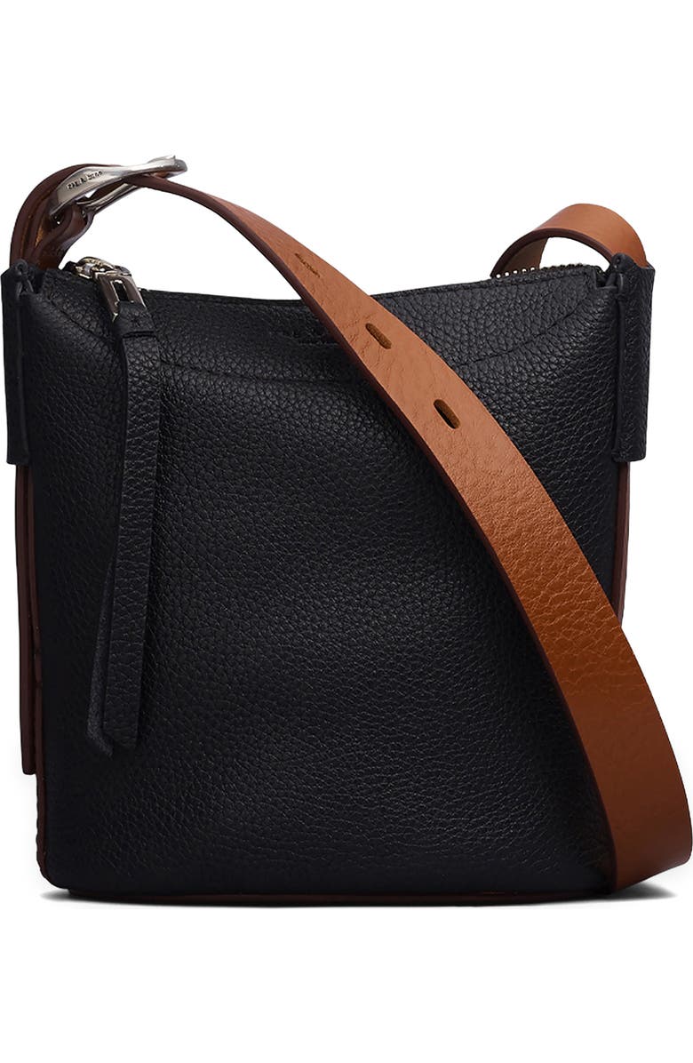 rag & bone Mini Belize Leather Bucket Bag, Main, color,