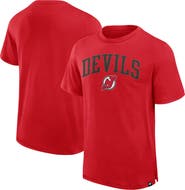 FANATICS Men's Fanatics Red New Jersey Devils Elevated Pima T-Shirt