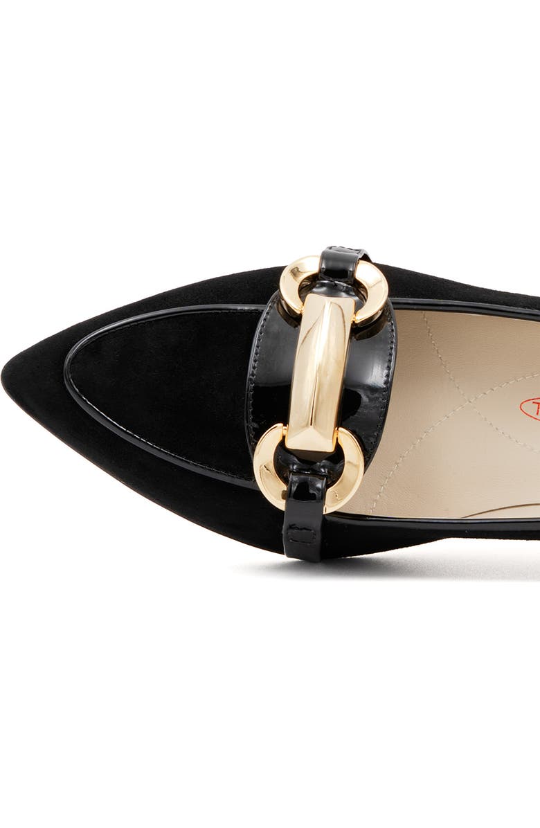 Amalfi by Rangoni Astarte Pointed Toe Kitten Heel Pump, Alternate, color, Black Cashmere