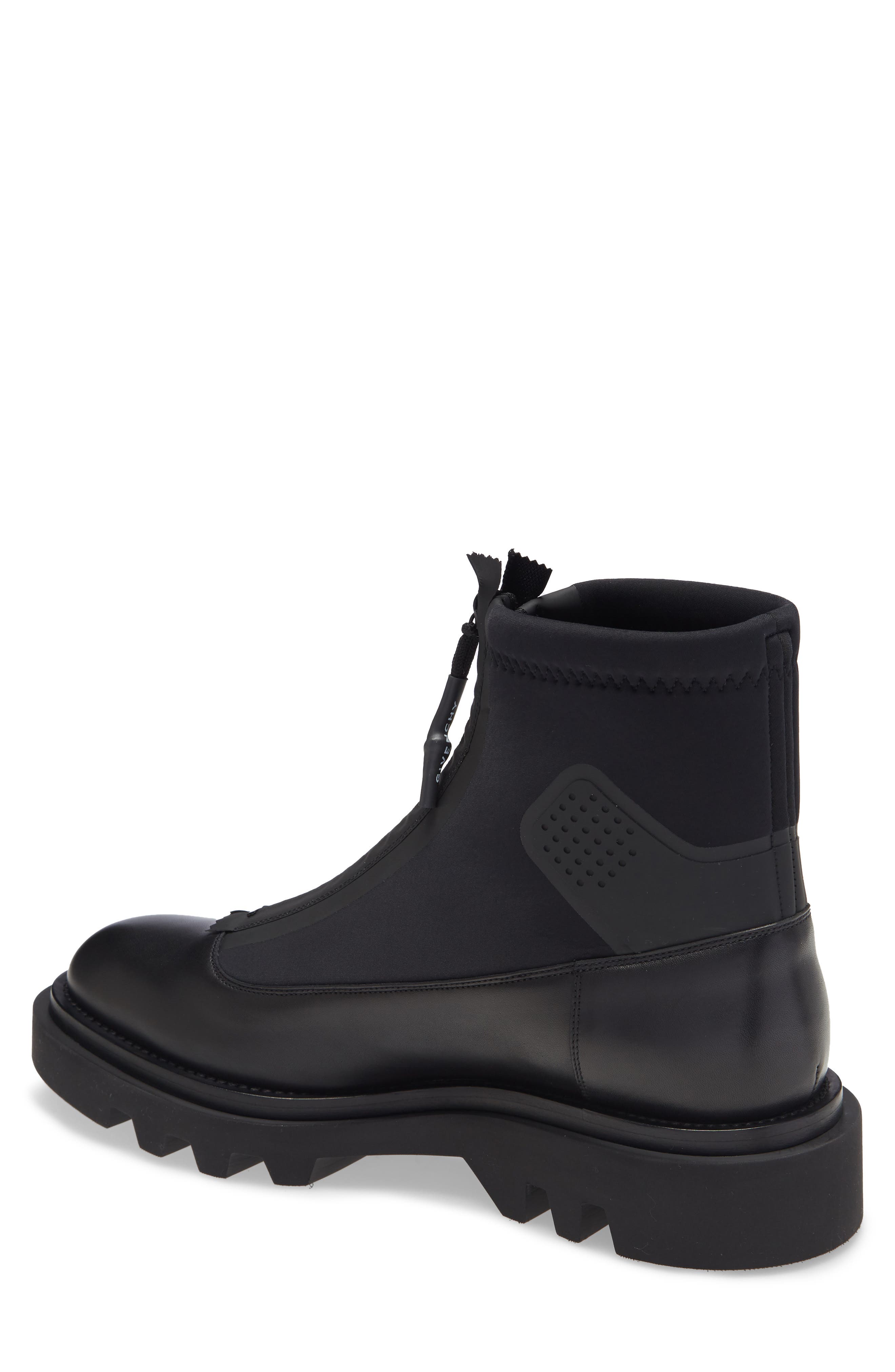Givenchy Zip Combat Boot, Alternate, color, 