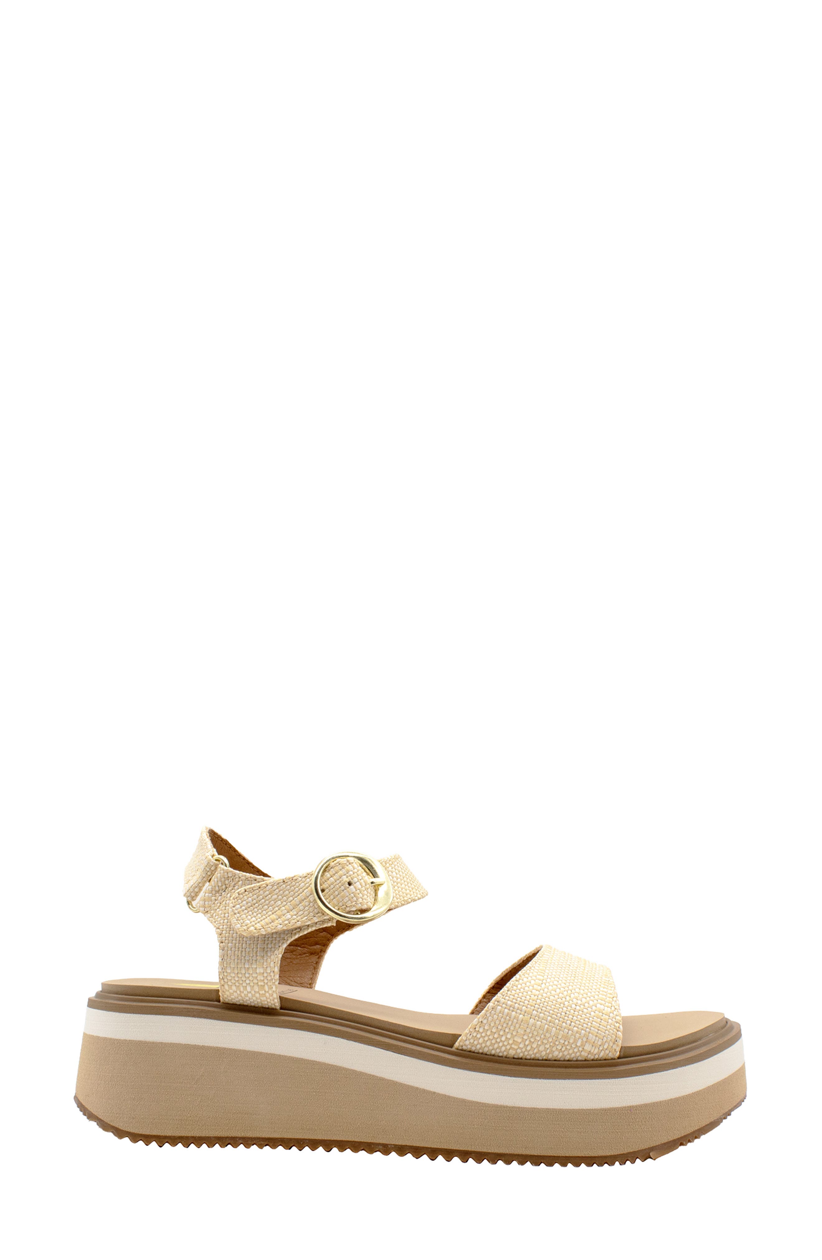 Volatile Porcini Ankle Strap Platform Sandal, Alternate, color, Natural Raffia