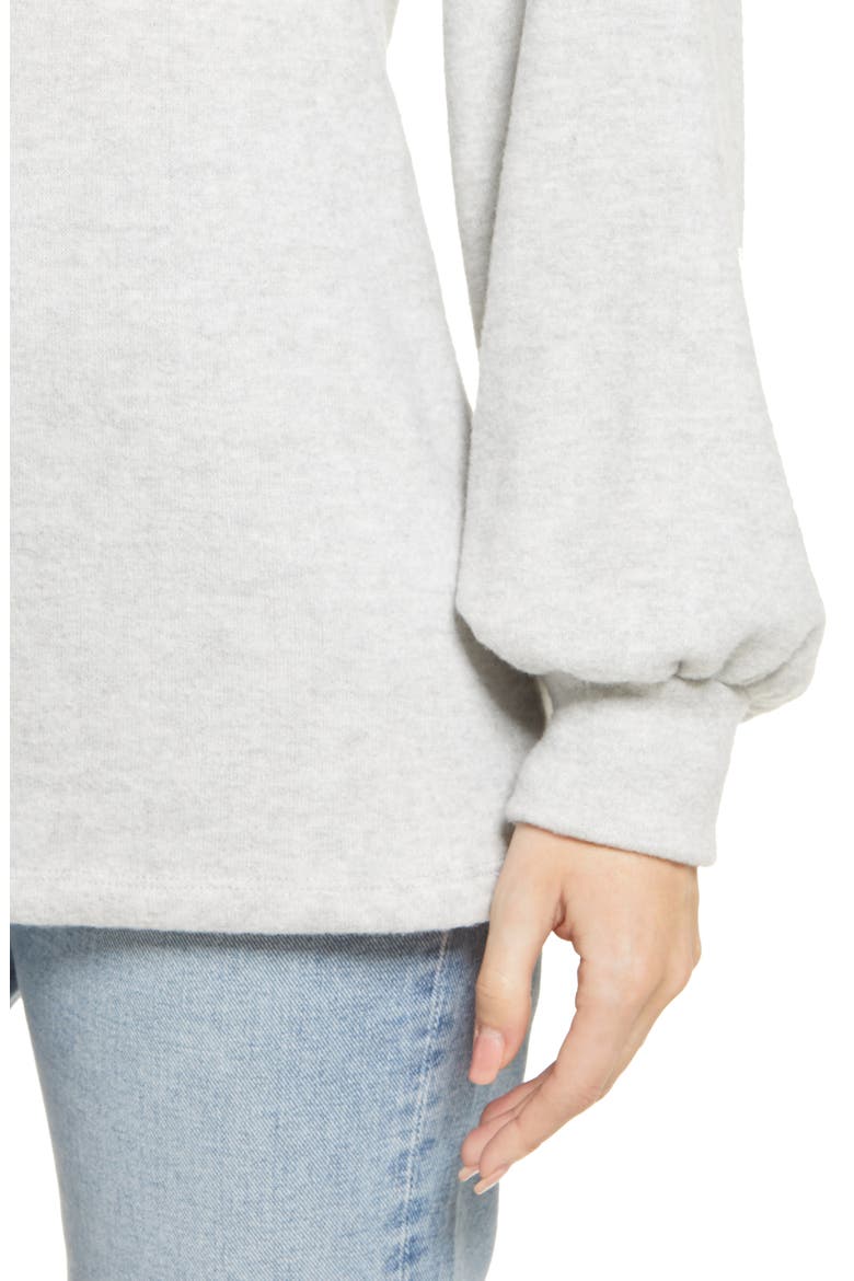 Long Sleeve Knit Top, Alternate, color, GREY LIGHT HEATHER