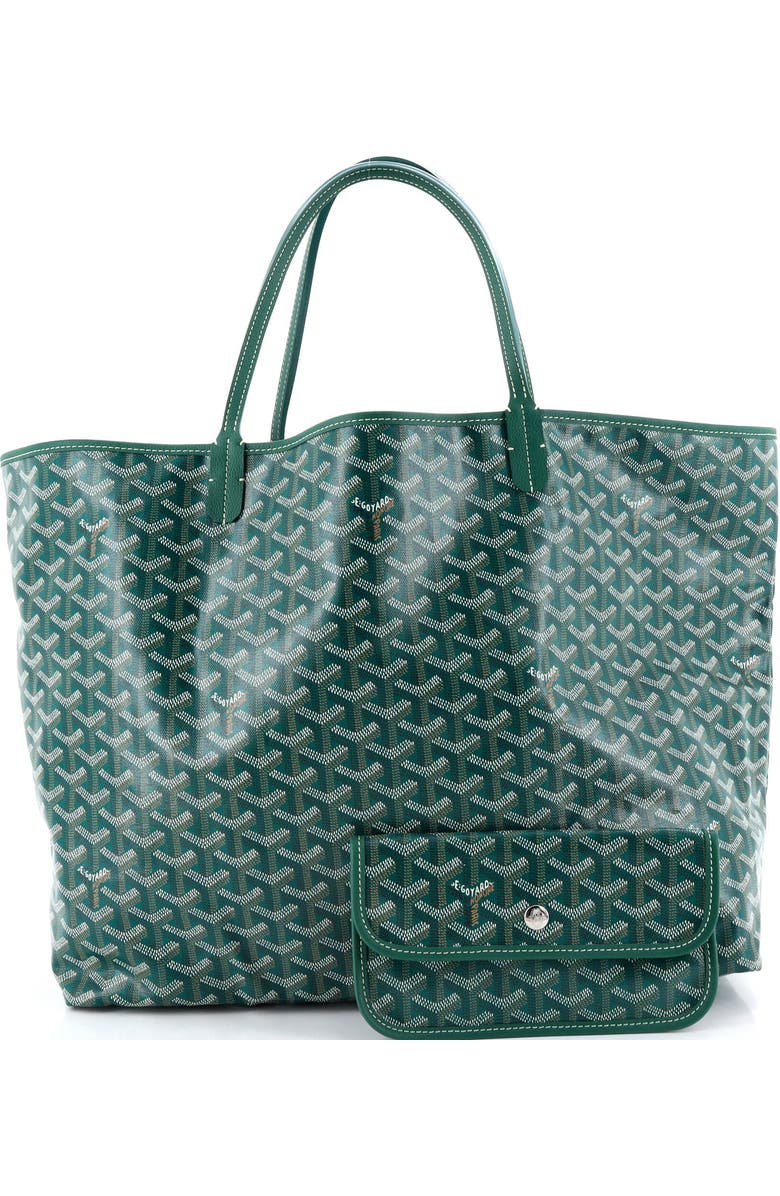 Pre-Owned Goyard Saint Louis Tote Coated Canvas GM, Alternate, color, Green