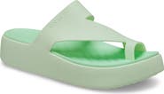 CROCS Getaway Toe Loop Waterproof Platform Sandal