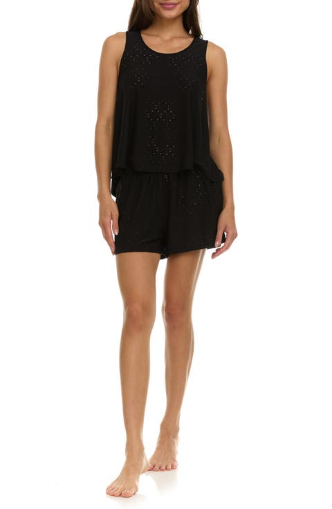 Dulce Eyelet Short Pajamas