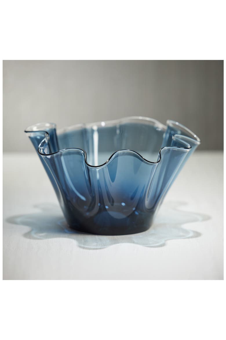 Vellerti Wave Glass Bowl, Alternate, color, BLUE
