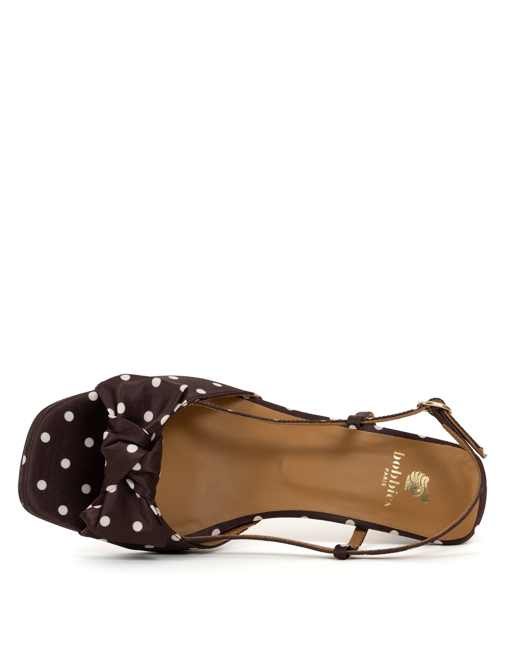 Suki Heeled Sandals, Alternate, color, Mocha Dots