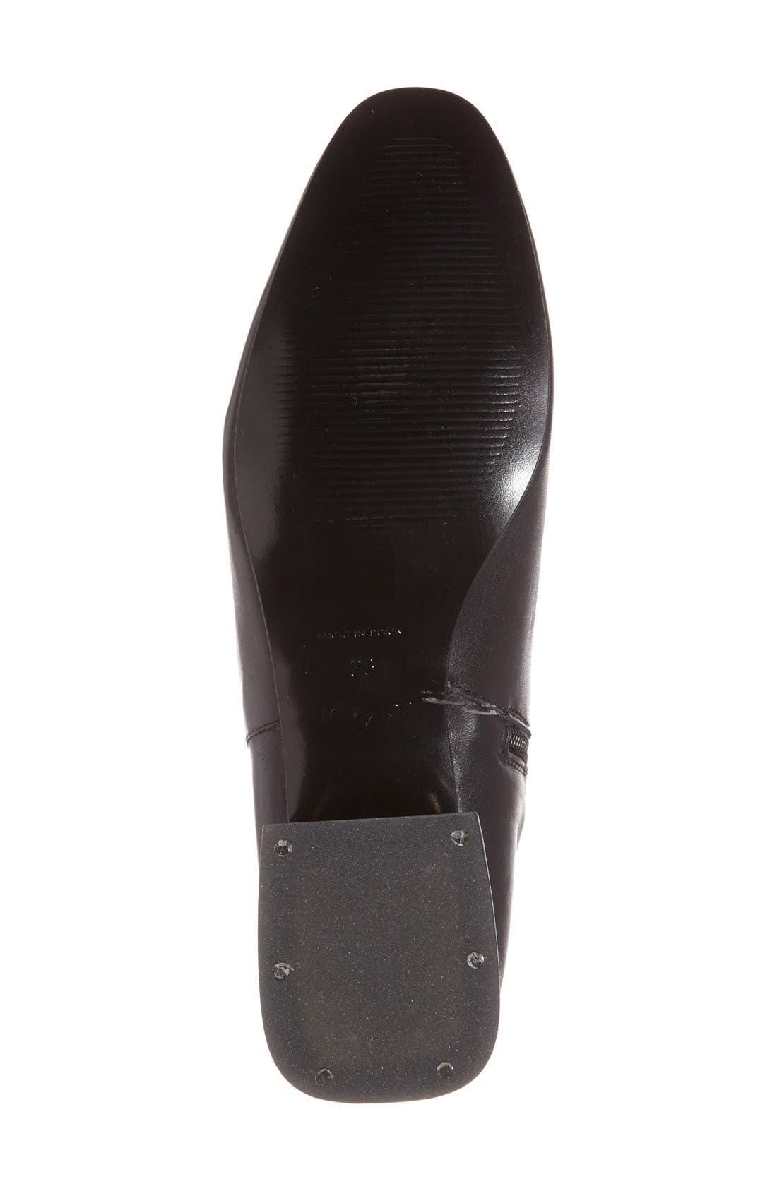 Topshop 'Aubergine Perspex' Clear Heel Bootie, Alternate, color, 