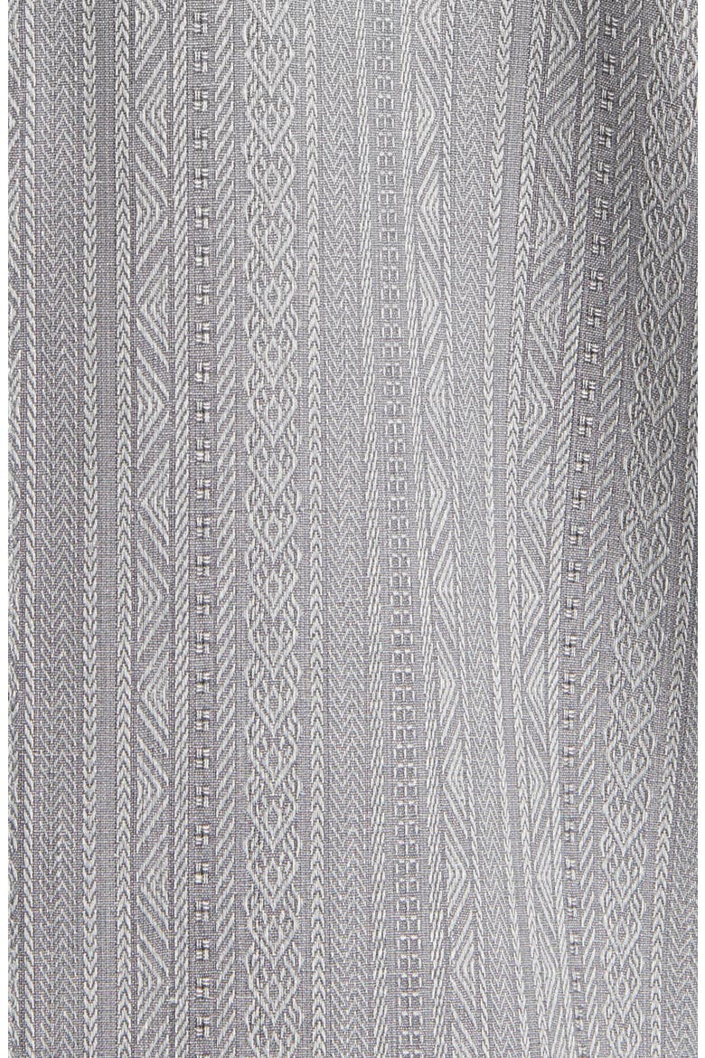 Salt Island Stripe Short Sleeve Silk Button-Up Shirt, Alternate, color, SHADOW