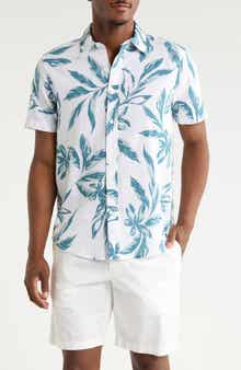Tropics Linen & Cotton Button-Up Shirt