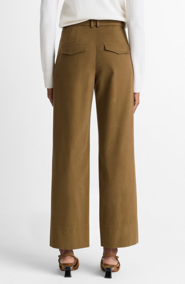 Vince Faux Suede Pants, Alternate, color, Olive Grove