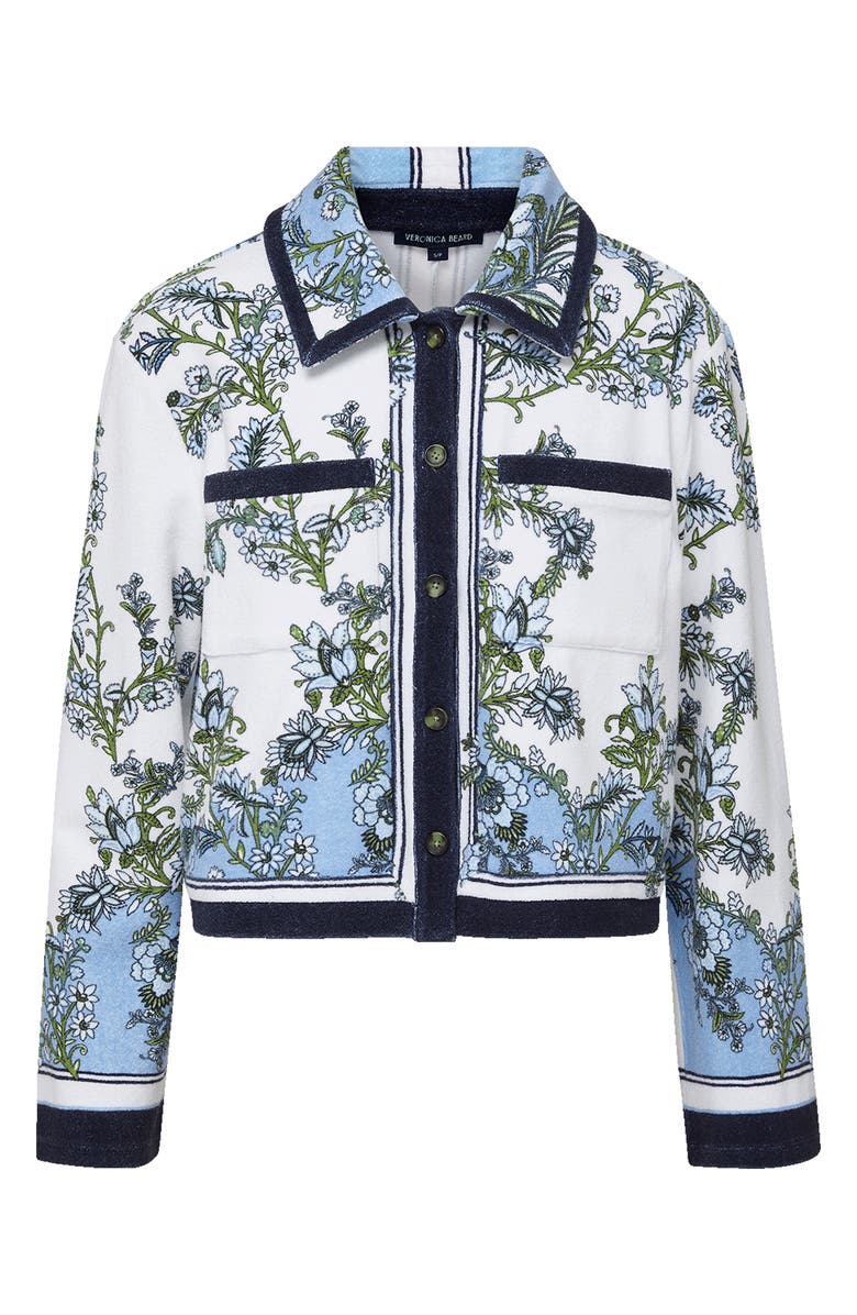 Veronica Beard Novelle Cardigan, Alternate, color, Blue Jay Multi