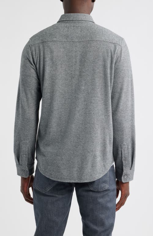 Rails Hawke Twill Button-up Shirt In Gray