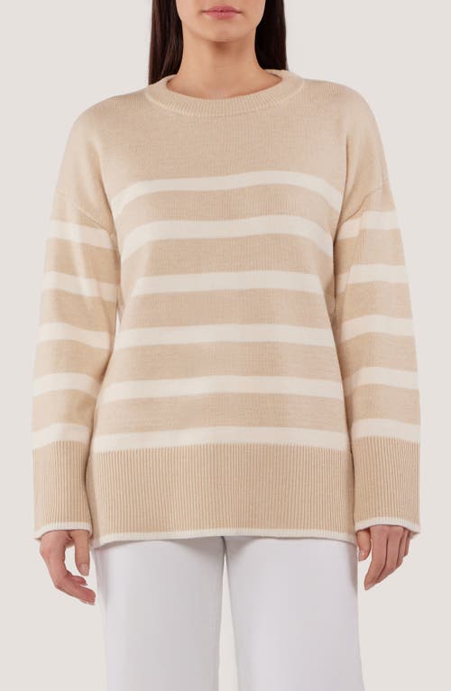 Matty M . Elliot Stripe Sweater In Multi