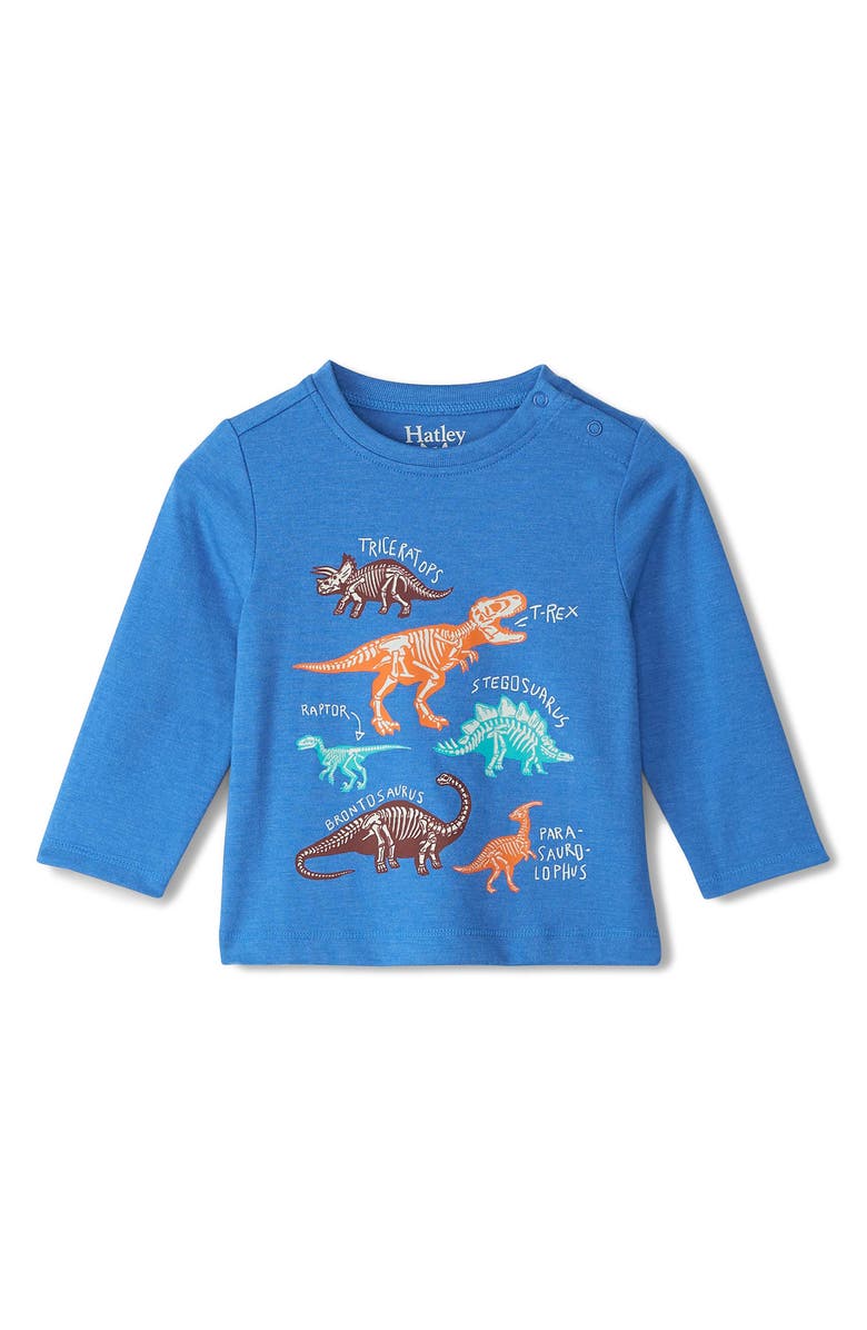 Hatley Kids' Dino Fossils Sweatshirt & Sweatpants Set, Alternate, color,