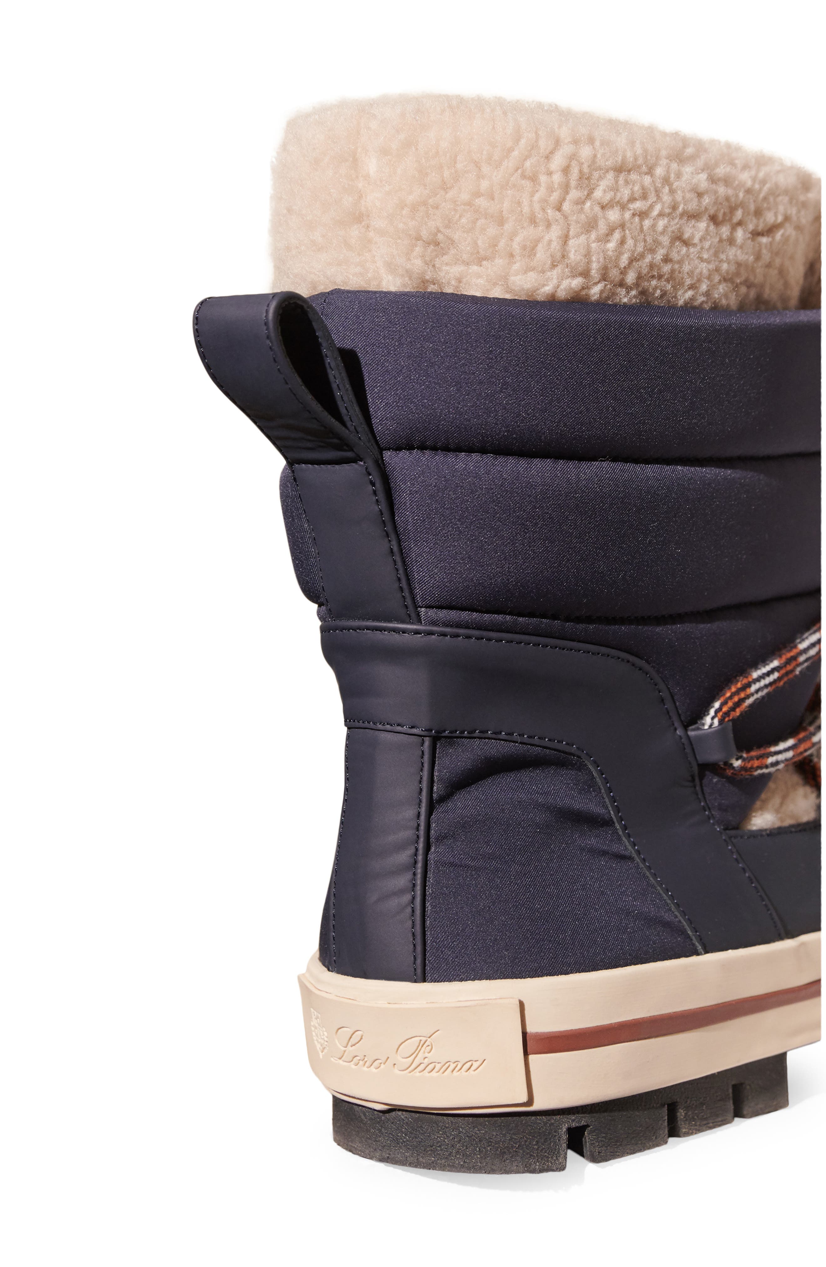 Loro Piana Ben Nevis Genuine Shearling Boot, Alternate, color, 