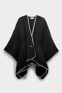 Katie Loxton Whipstitch Blanket Cape with Belt