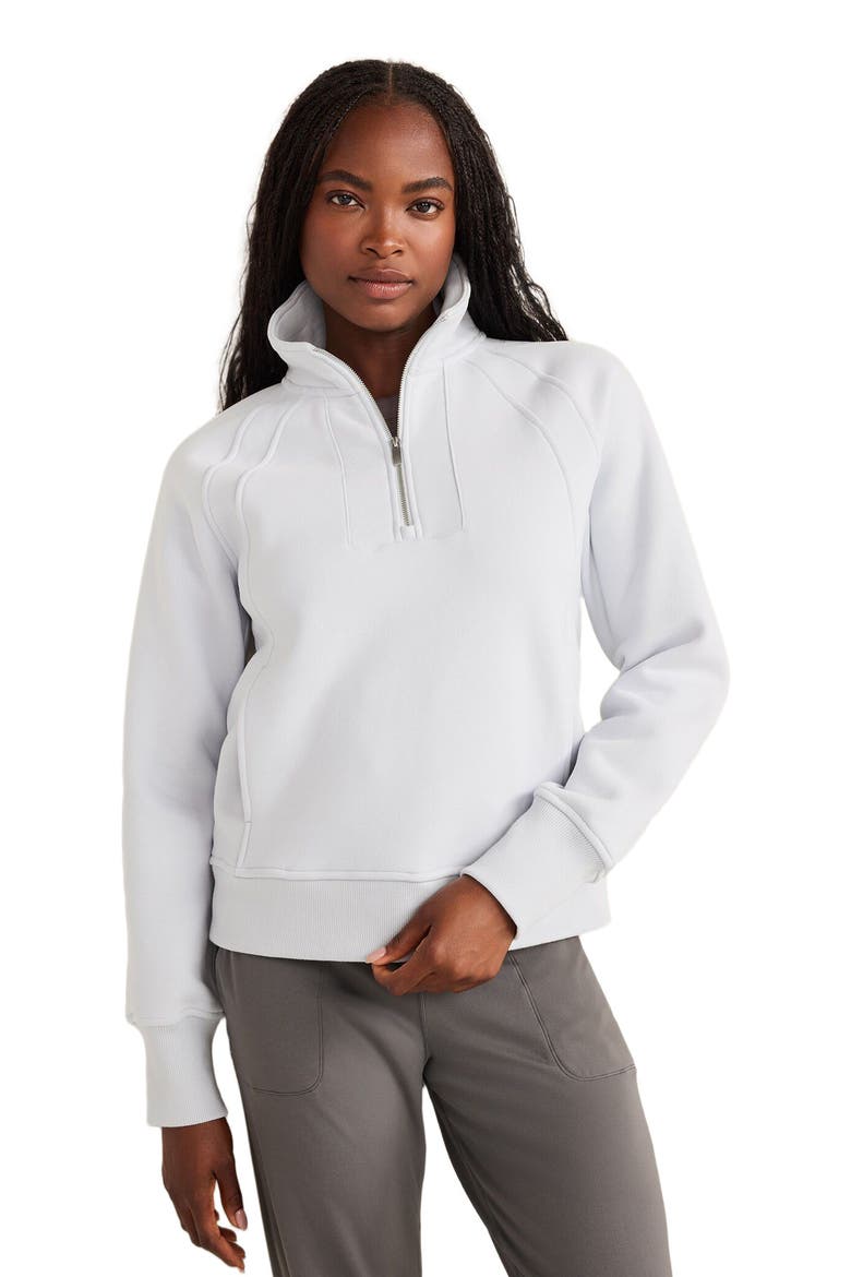 Cloud Fleece Half-Zip Pullover, Alternate, color, Glacier Frost