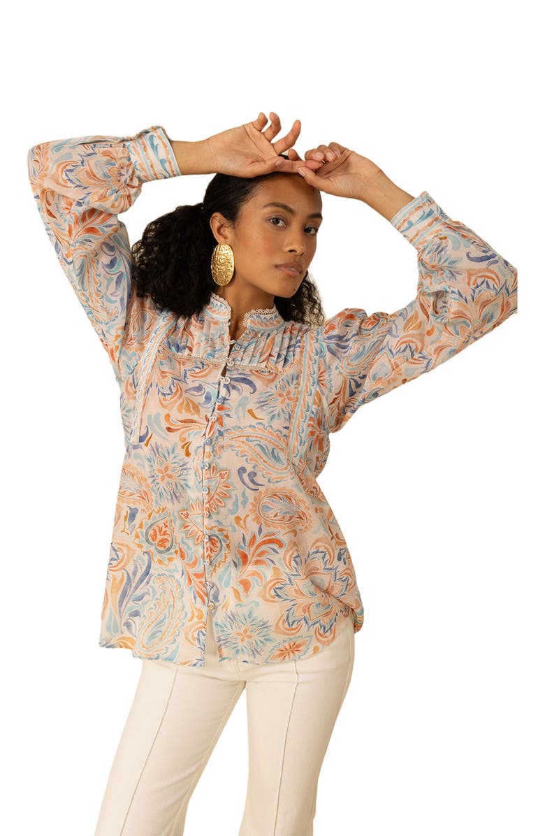 Hale Bob Calliope Voile Top, Alternate, color, 