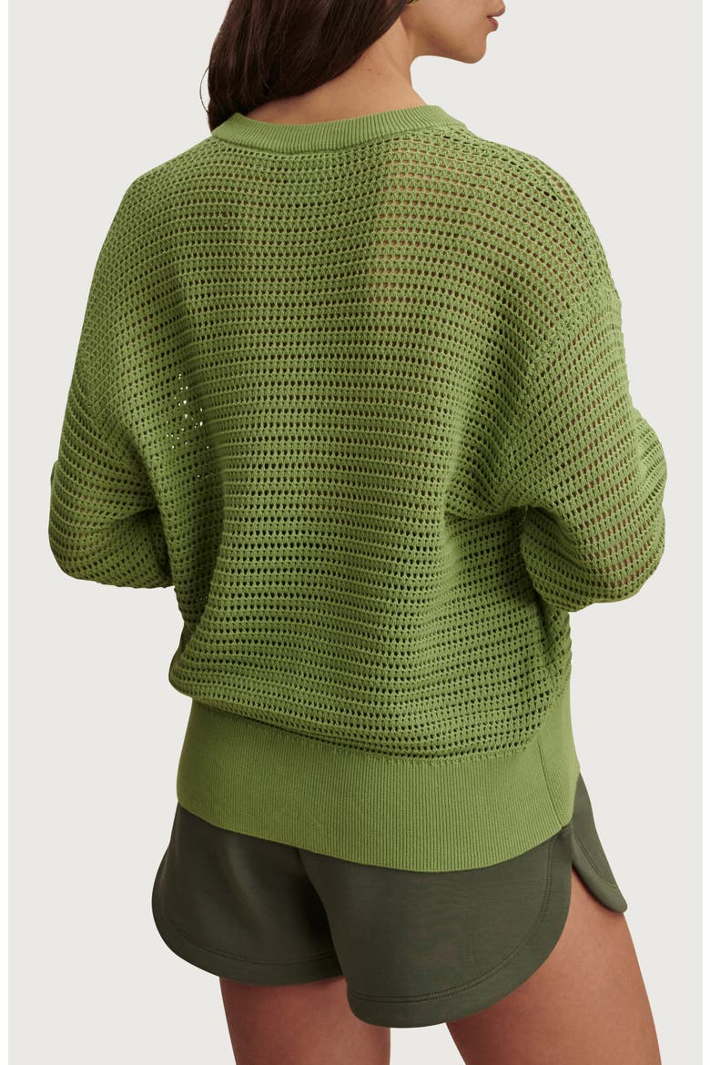 Kershaw Crewneck Sweater, Alternate, color, TENDER GREEN