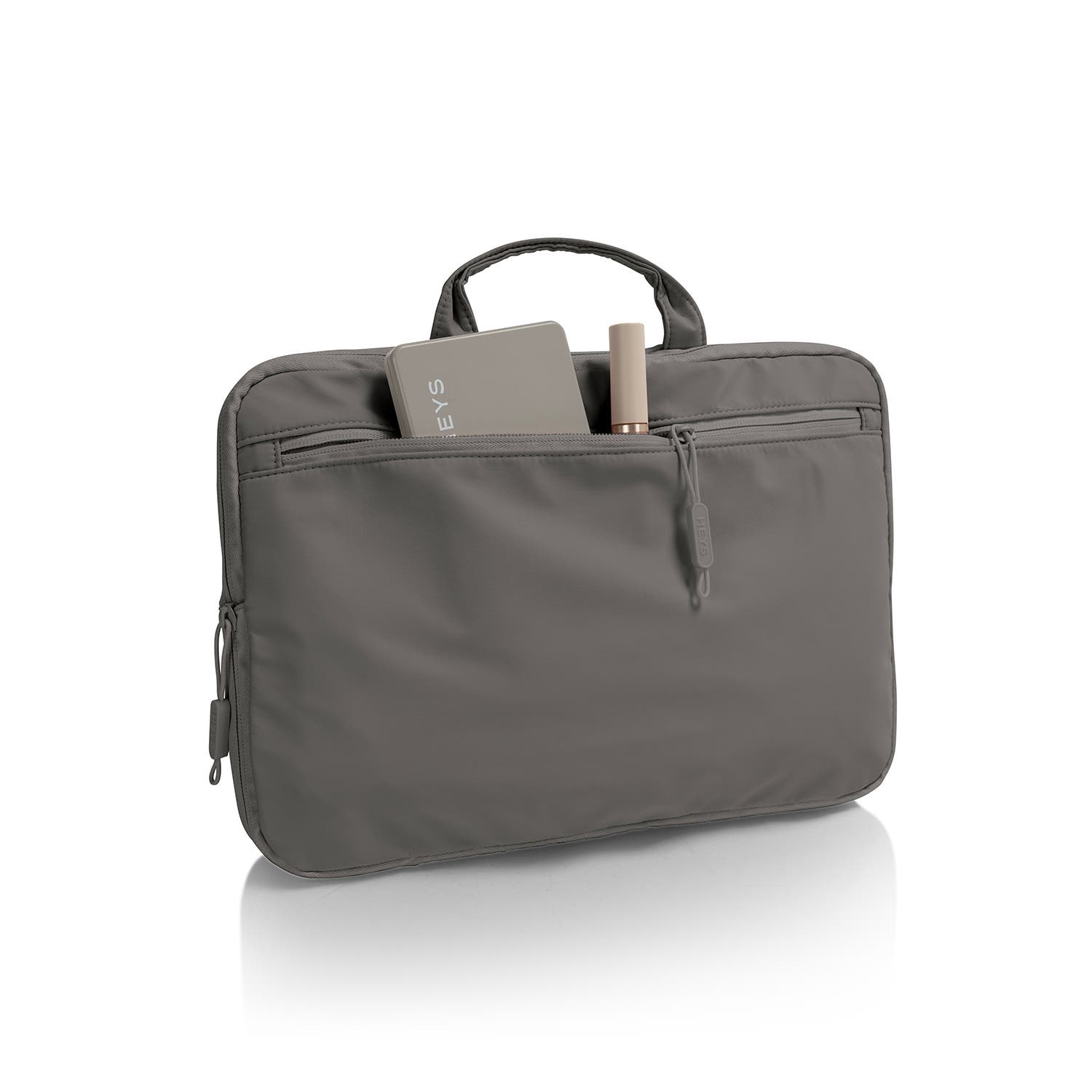 Heys EcoTex<sup>®</sup> Compression Packing Cube 4 Piece Set, Alternate, color, Grey Stone