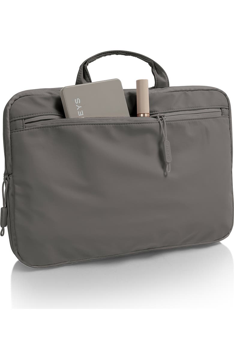 Heys EcoTex<sup>®</sup> Compression Packing Cube 4 Piece Set, Alternate, color, Grey Stone