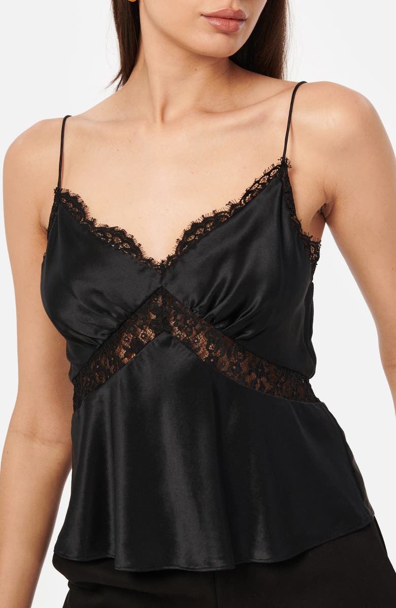 CAMI NYC Adelia Lace Silk Camisole, Alternate, color, 