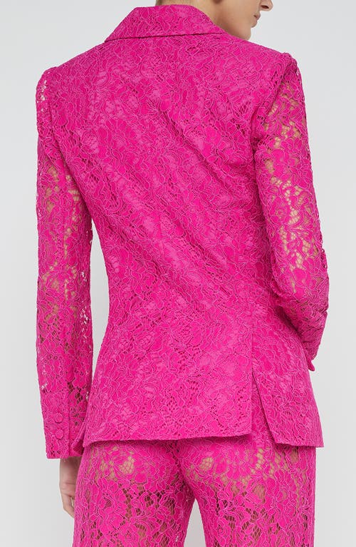 L'agence Chamberlain Lace Blazer In Pink