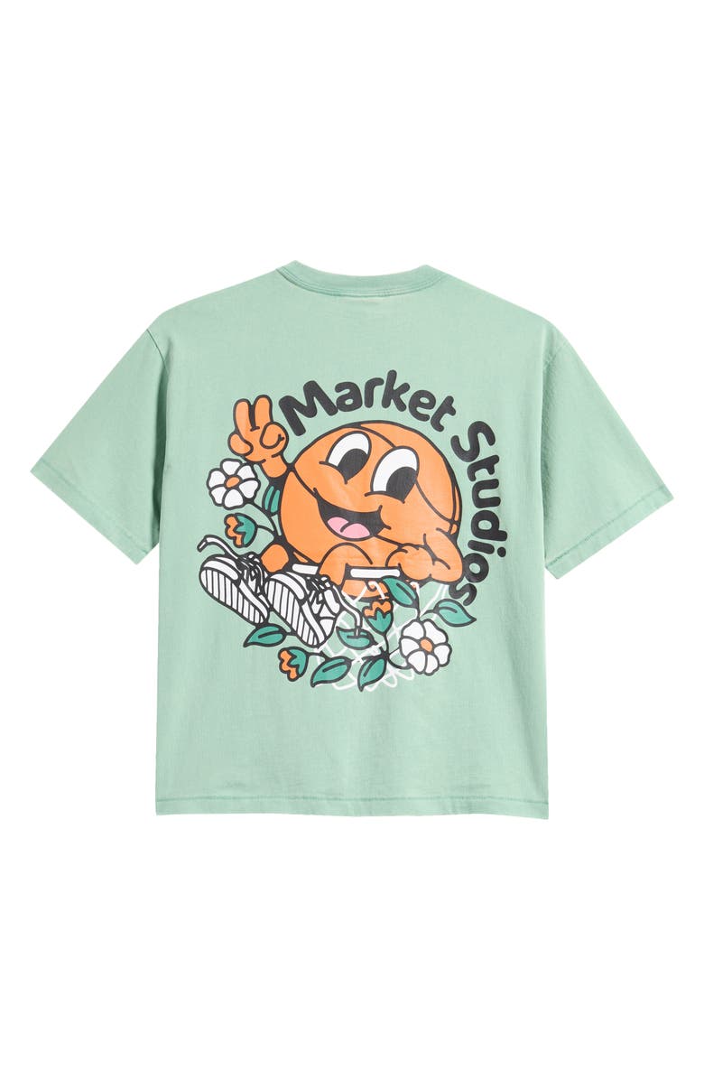 MARKET Chill in the Net Graphic T-Shirt, Alternate, color, Green